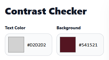 Contrast Checker